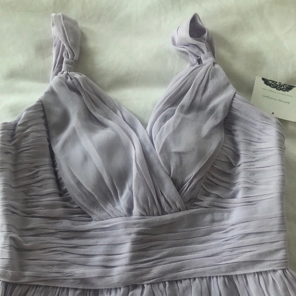 Donna Morgan Light Purple Silky Lined Dress